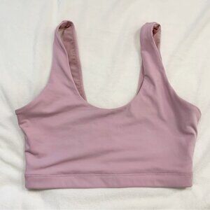 Balance Athletica Vitality Light Purple Pink Sports Bra Medium